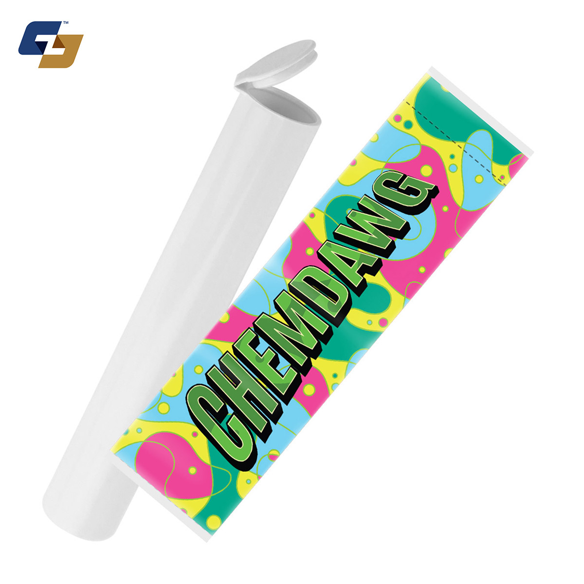 Chemdawg Strain Sleeve Labels and Pre Roll Tubes | Free Shipping