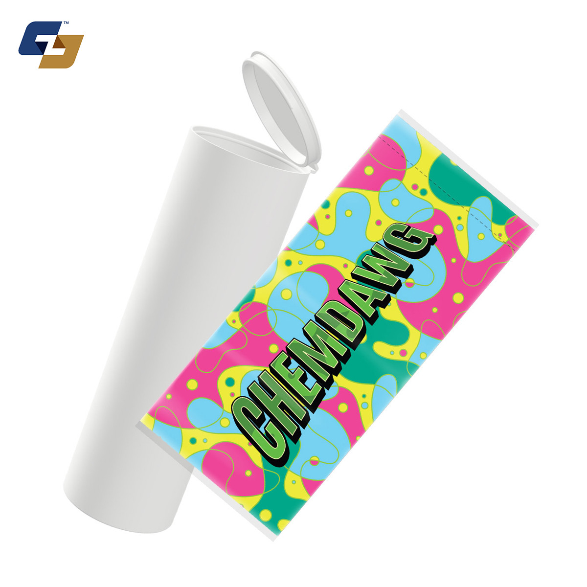 Chemdawg Strain Sleeve Labels and Pre Roll Tubes | Free Shipping