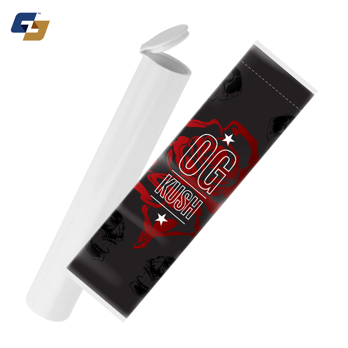 OG Kush Strain Sleeve Labels and Pre Roll Tubes | Free Shipping