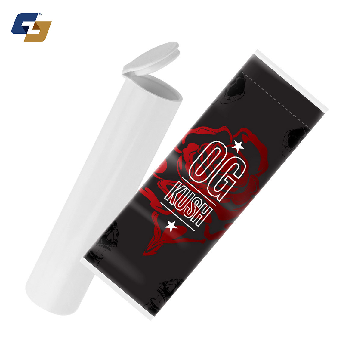 OG Kush Strain Sleeve Labels and Pre Roll Tubes | Free Shipping