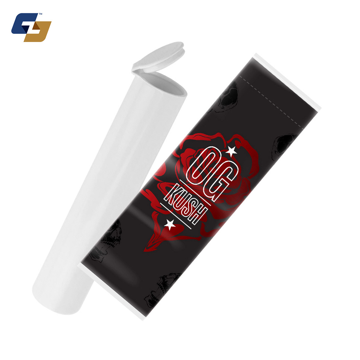 OG Kush Strain Sleeve Labels and Pre Roll Tubes | Free Shipping