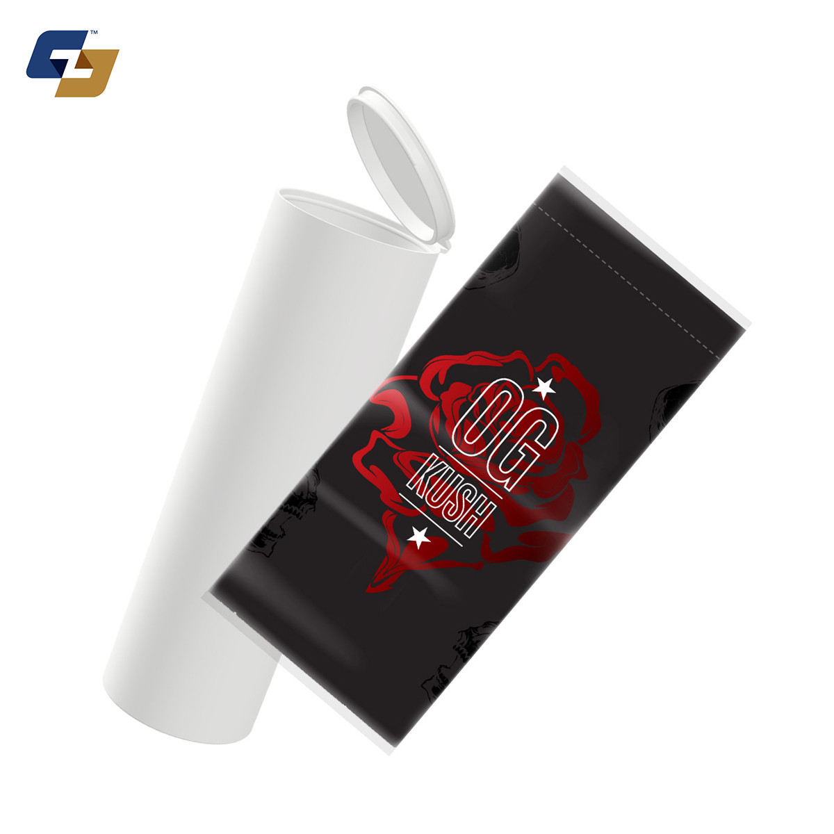 OG Kush Strain Sleeve Labels and Pre Roll Tubes | Free Shipping