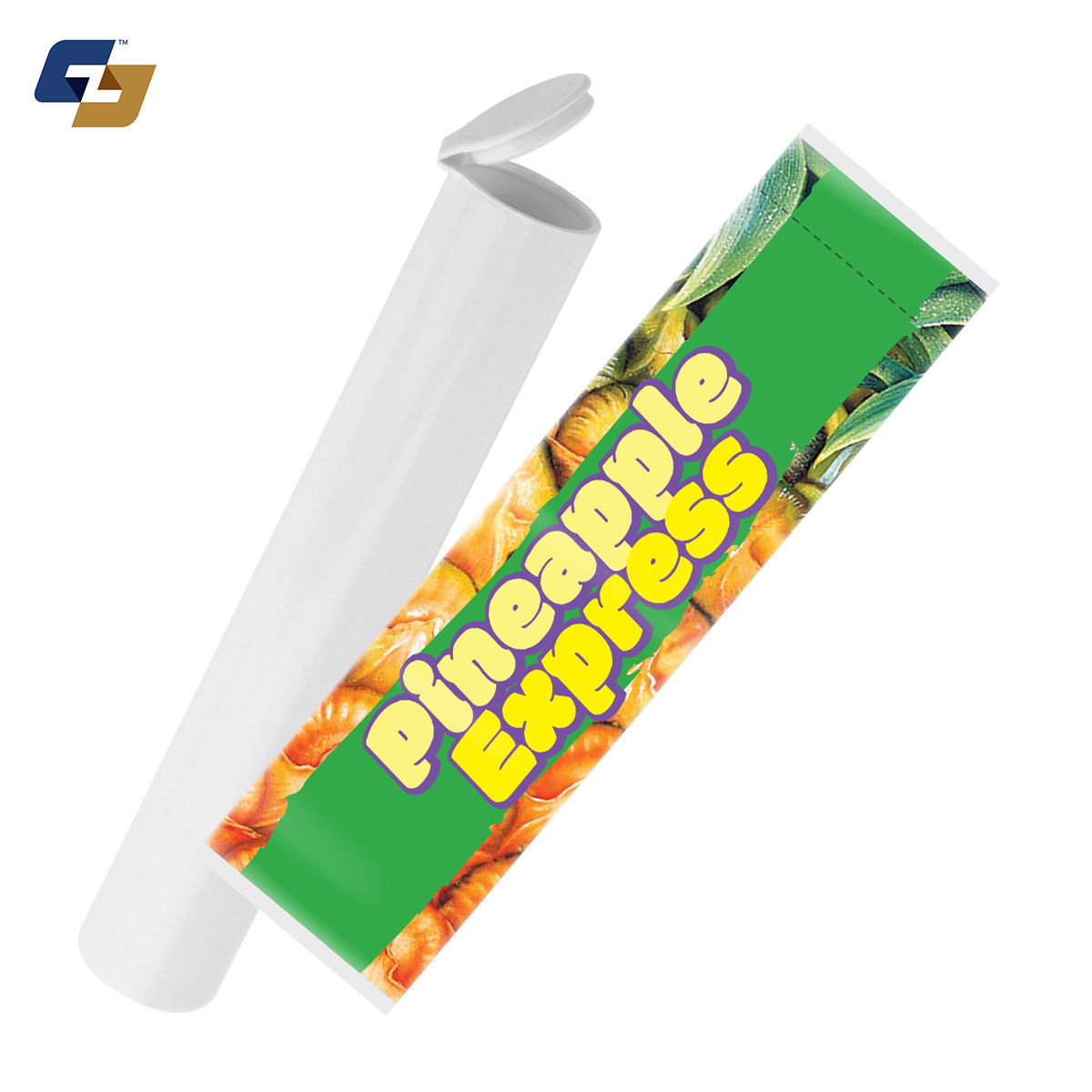 Pineapple Express Strain Labels & Pre Roll Tubes | Free Shipping
