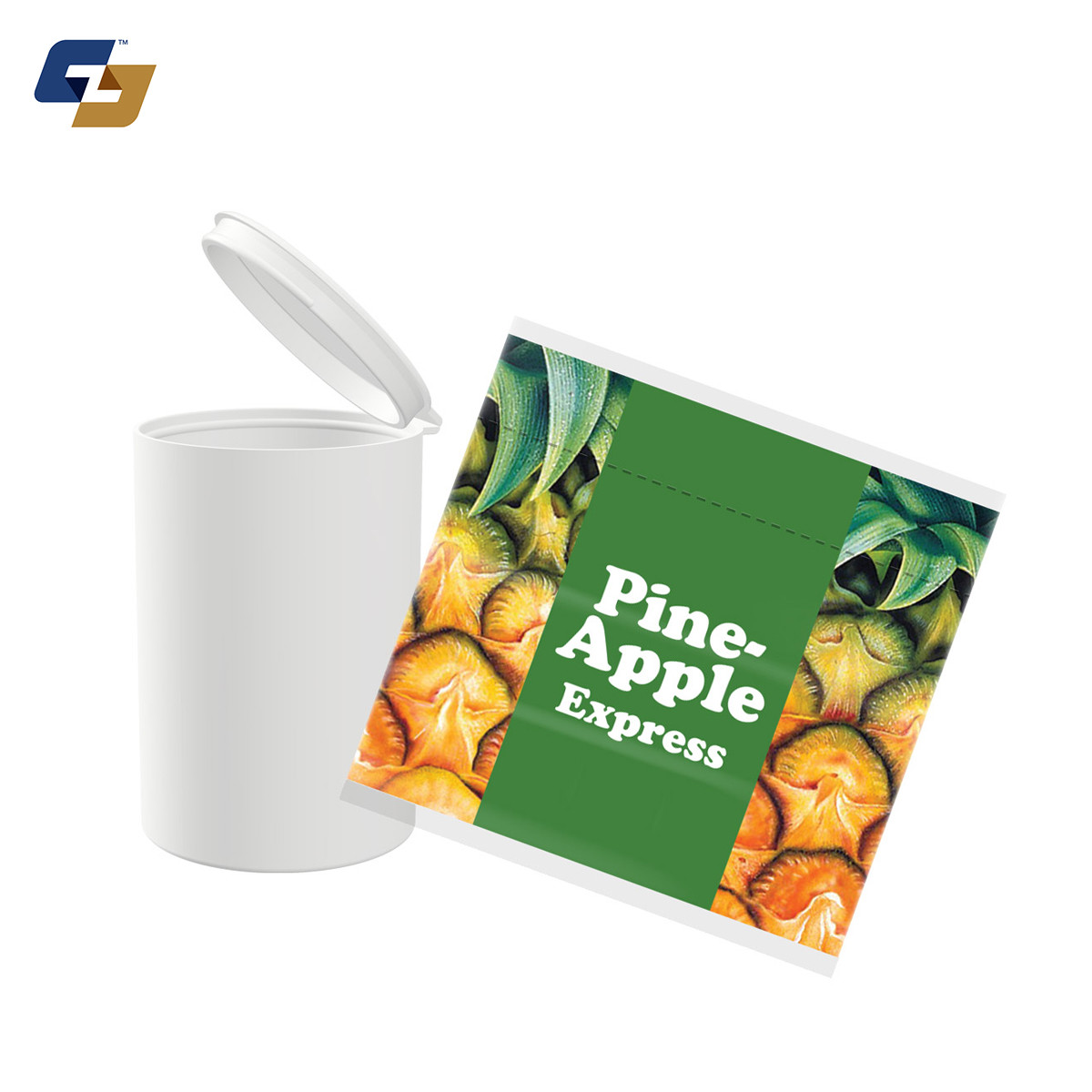 Pineapple Express Strain Labels & Pre Roll Tubes | Free Shipping