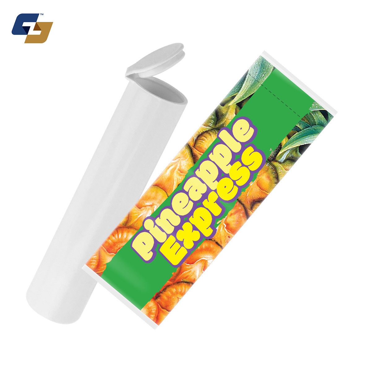 Pineapple Express Strain Labels & Pre Roll Tubes | Free Shipping
