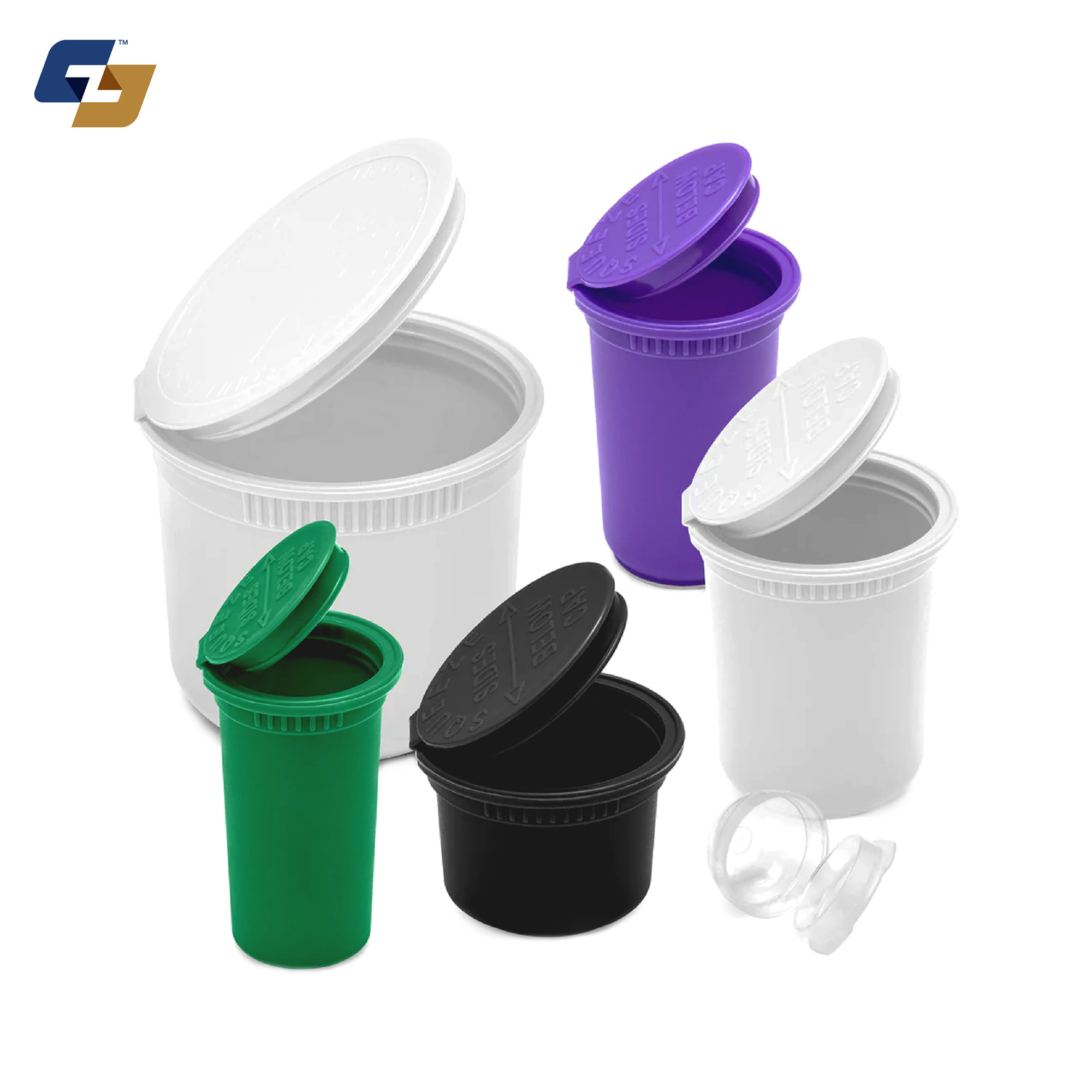 Sample Pack - Child Resistant Pop Top Bottles & Container