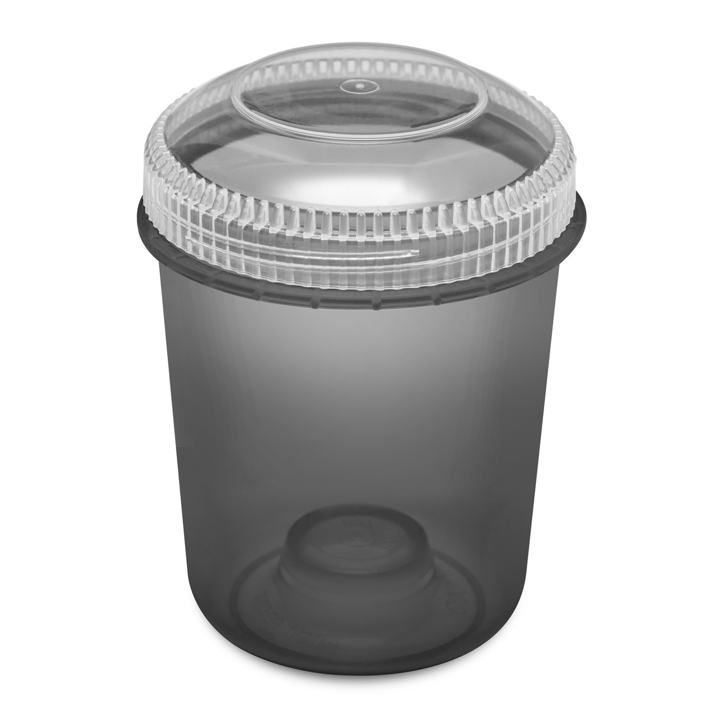 13oz (105 Dram) Plastic Container with Clear Lid - MOQ 250,000