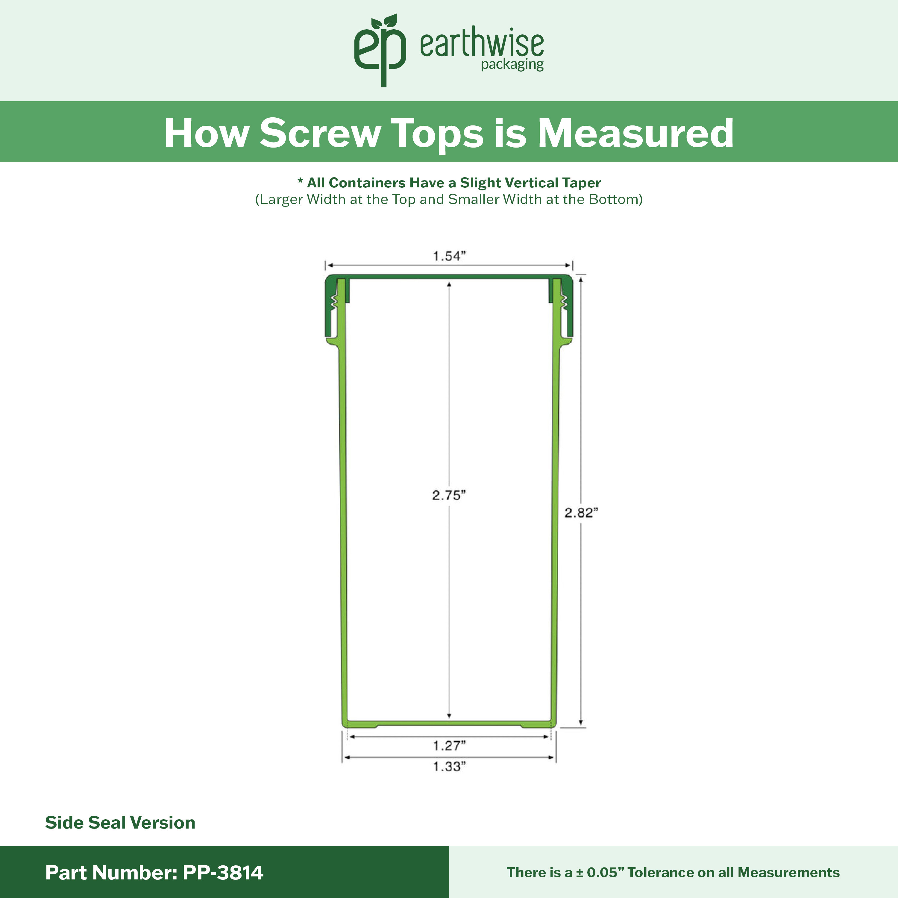 13 Dram Screw Top Vials - 2500 Quantity