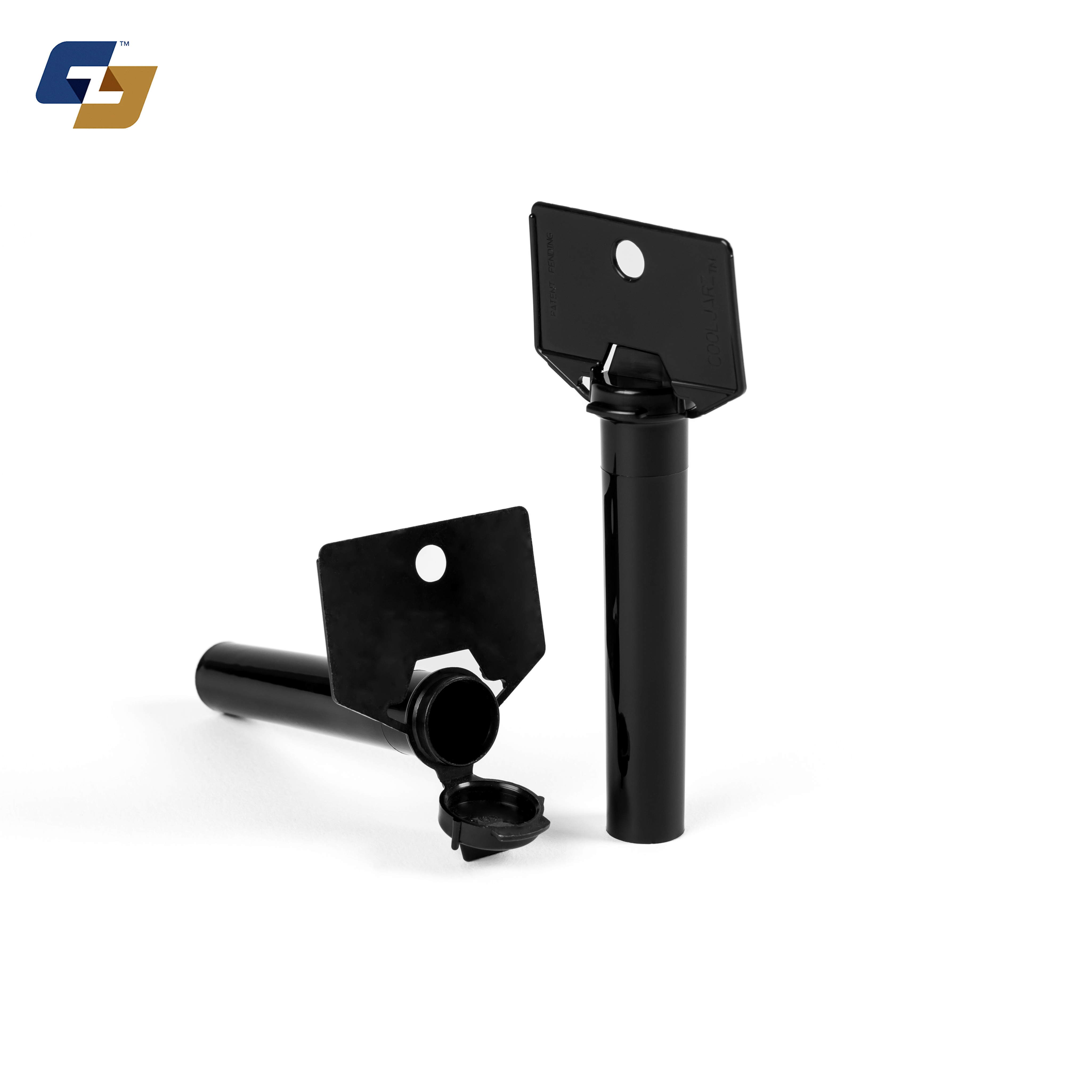 92mm Hinged Lid Hydration Drink Powder Tube with Hang-Tab - 1500 Quantity