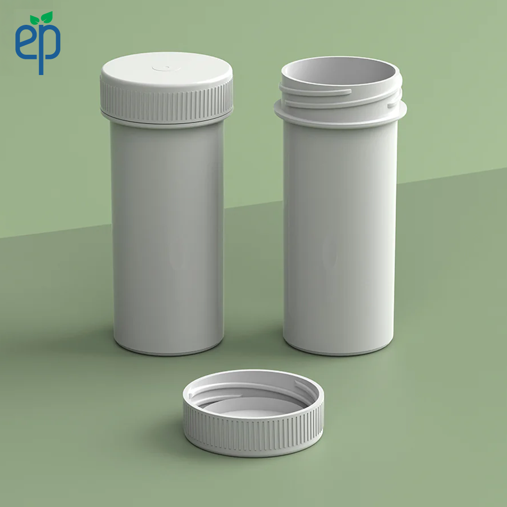 11 Dram Plant-Based Jar and Cap White - 2500 Qty.