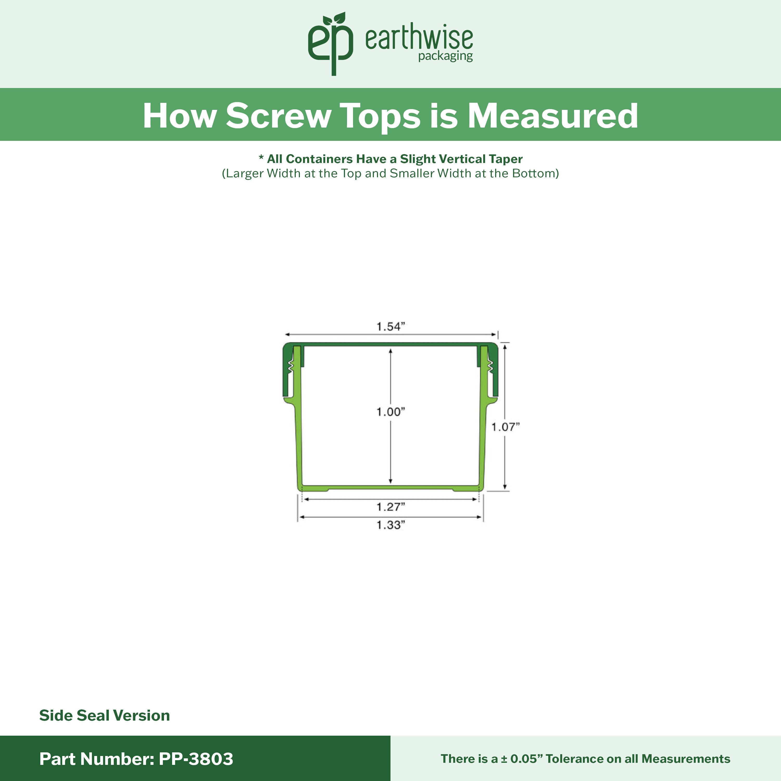 5 Dram Screw Top Vials with Cap - 2500 Qty.