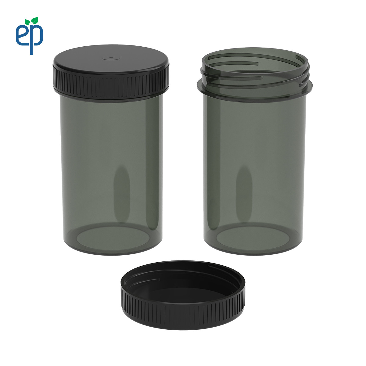 19 Dram Screw Top Vials with Cap - 2500 Qty.