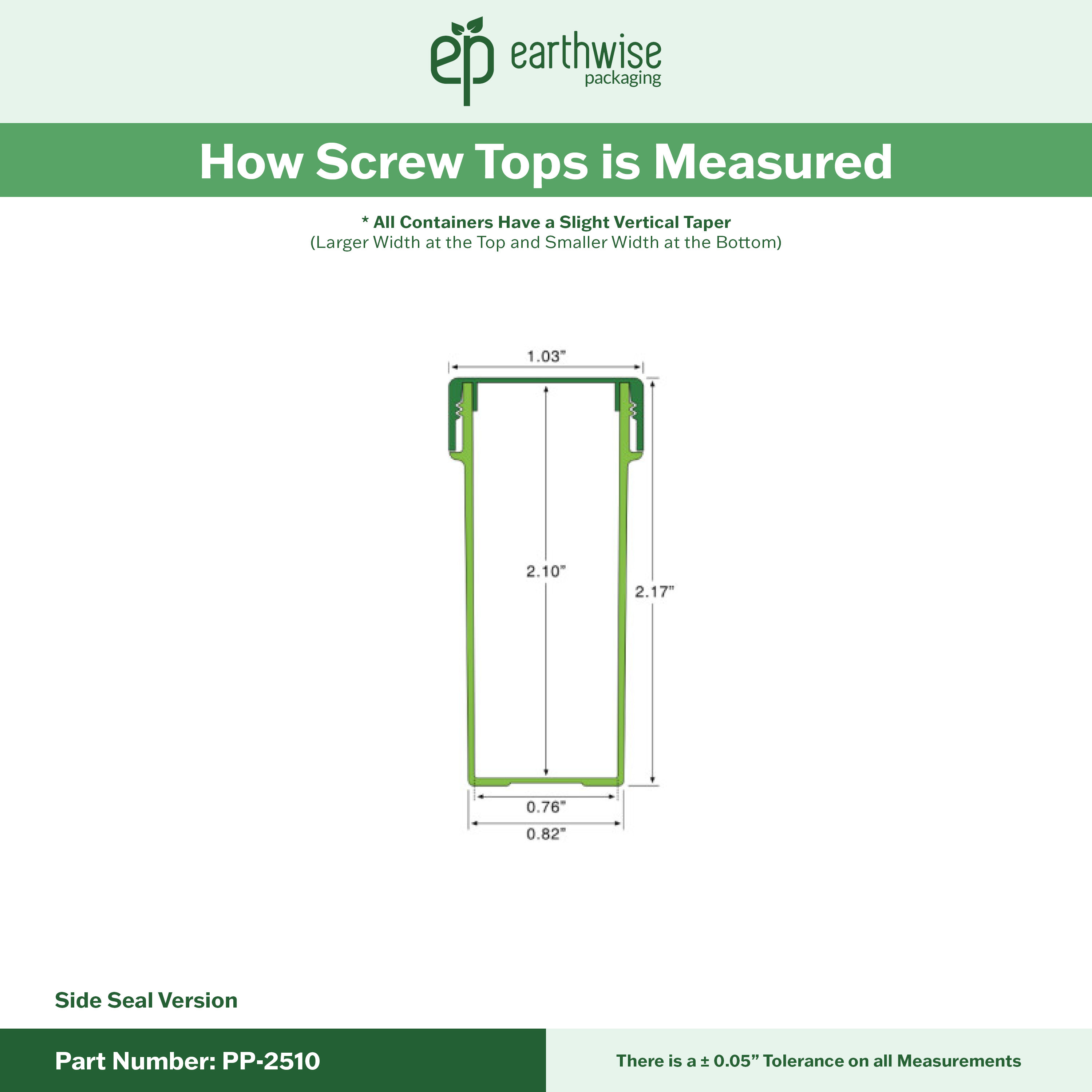 6 Dram Herbal Blend Vials with Caps - 2500 Qty.