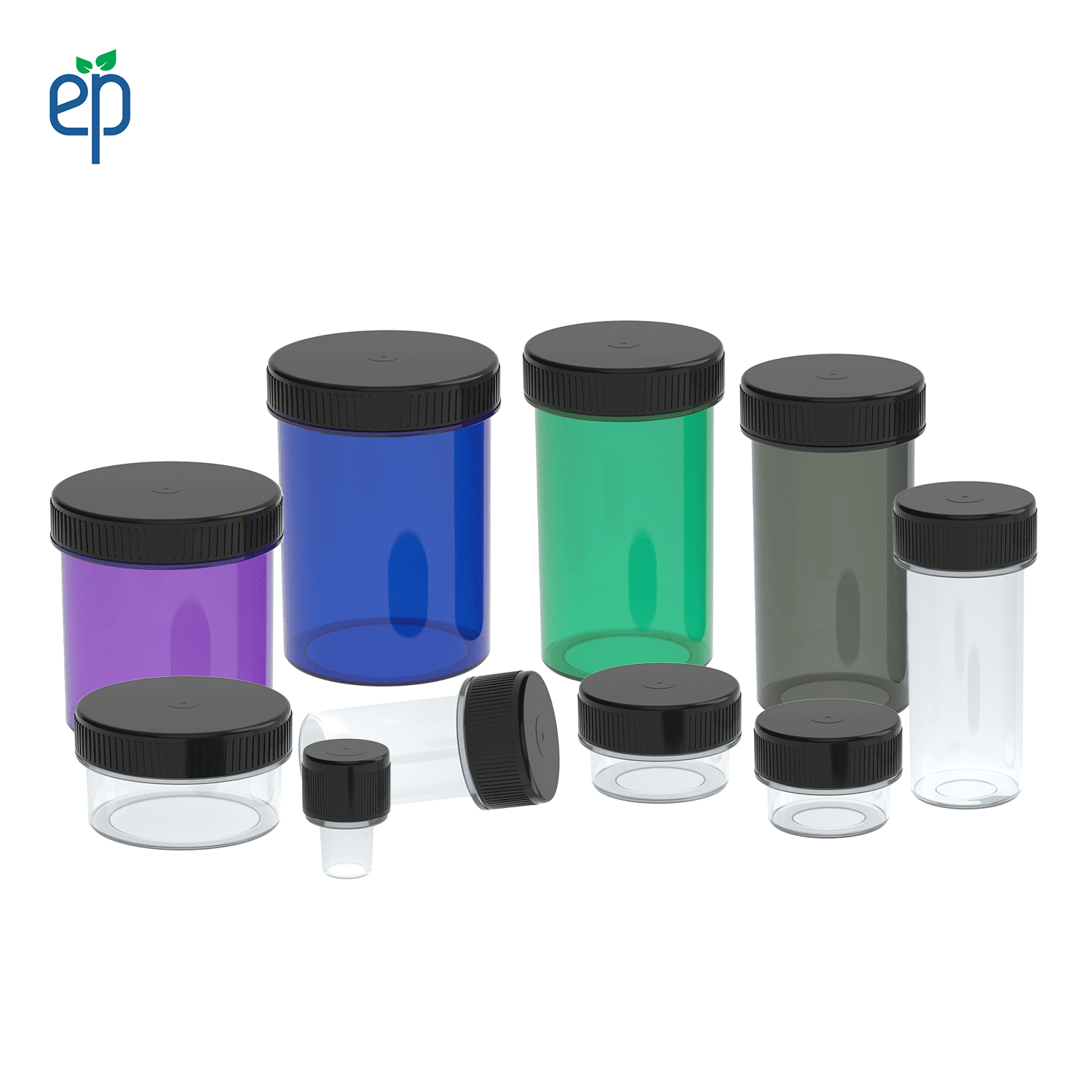 Sample Pack - Screw Top Vials Flower & Concentrate Containers