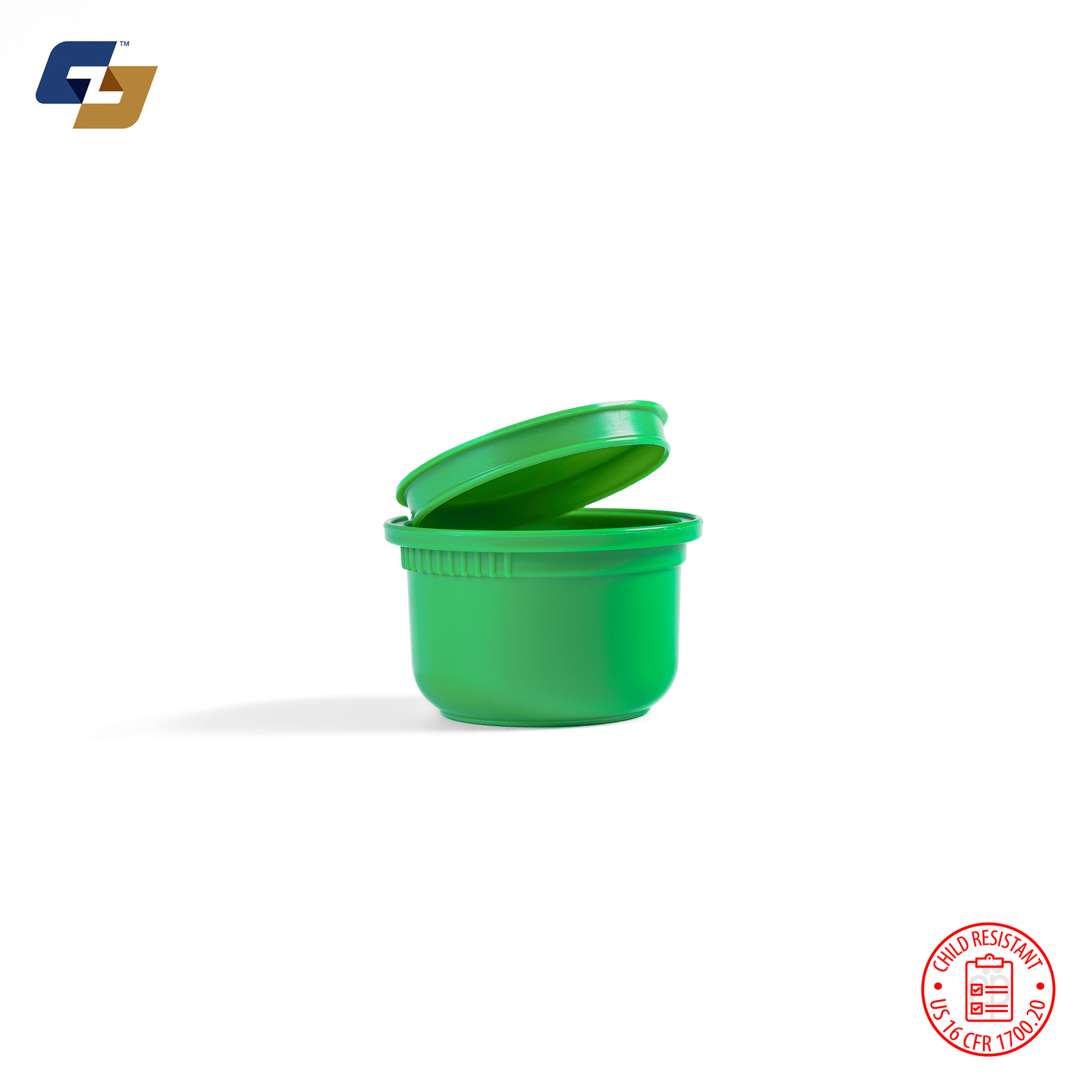 11 Dram (1.5 gram) Child Resistant Pop Top Bottles - 500 Qty.