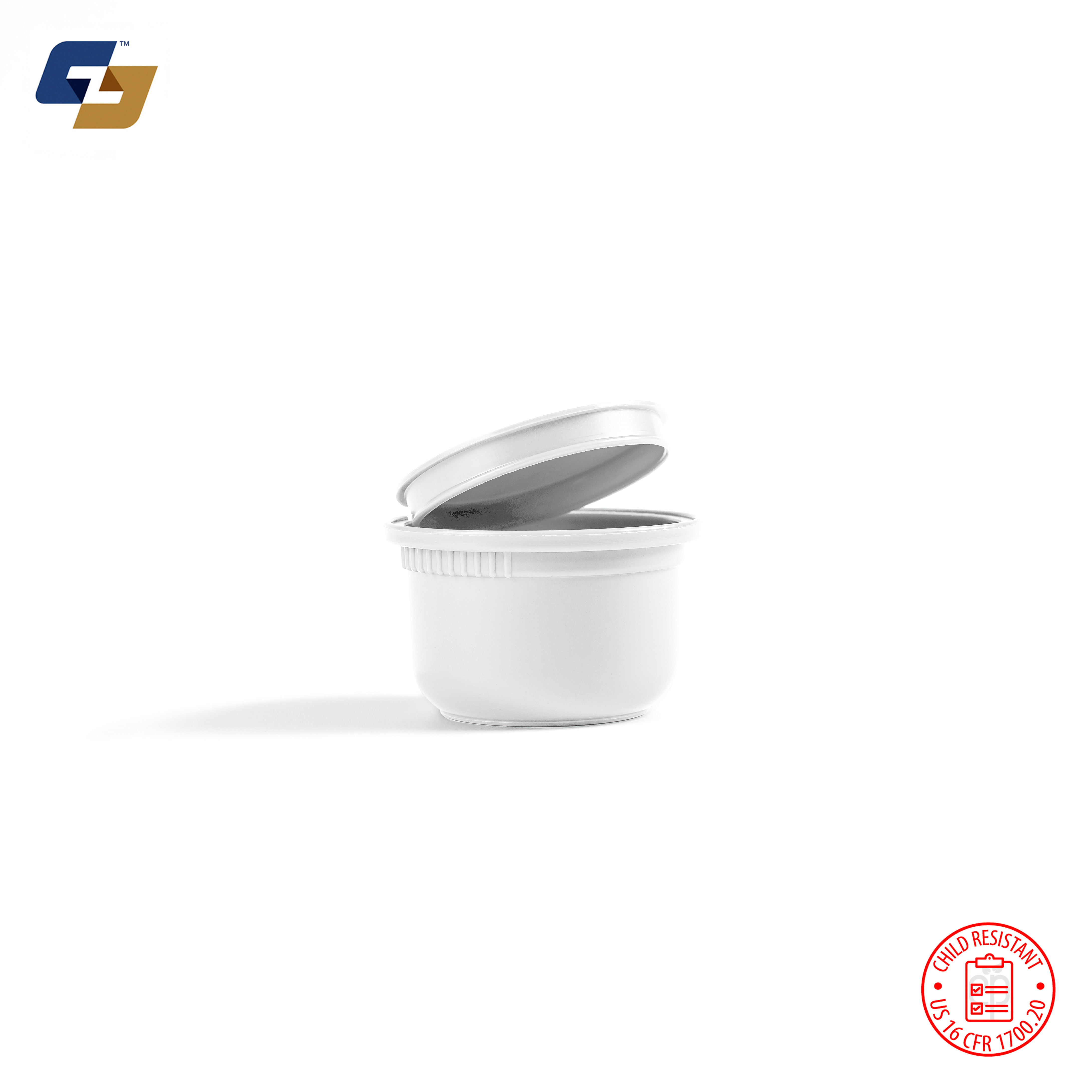 11 Dram (1.5 gram) Child Resistant Pop Top Bottles - 500 Qty.