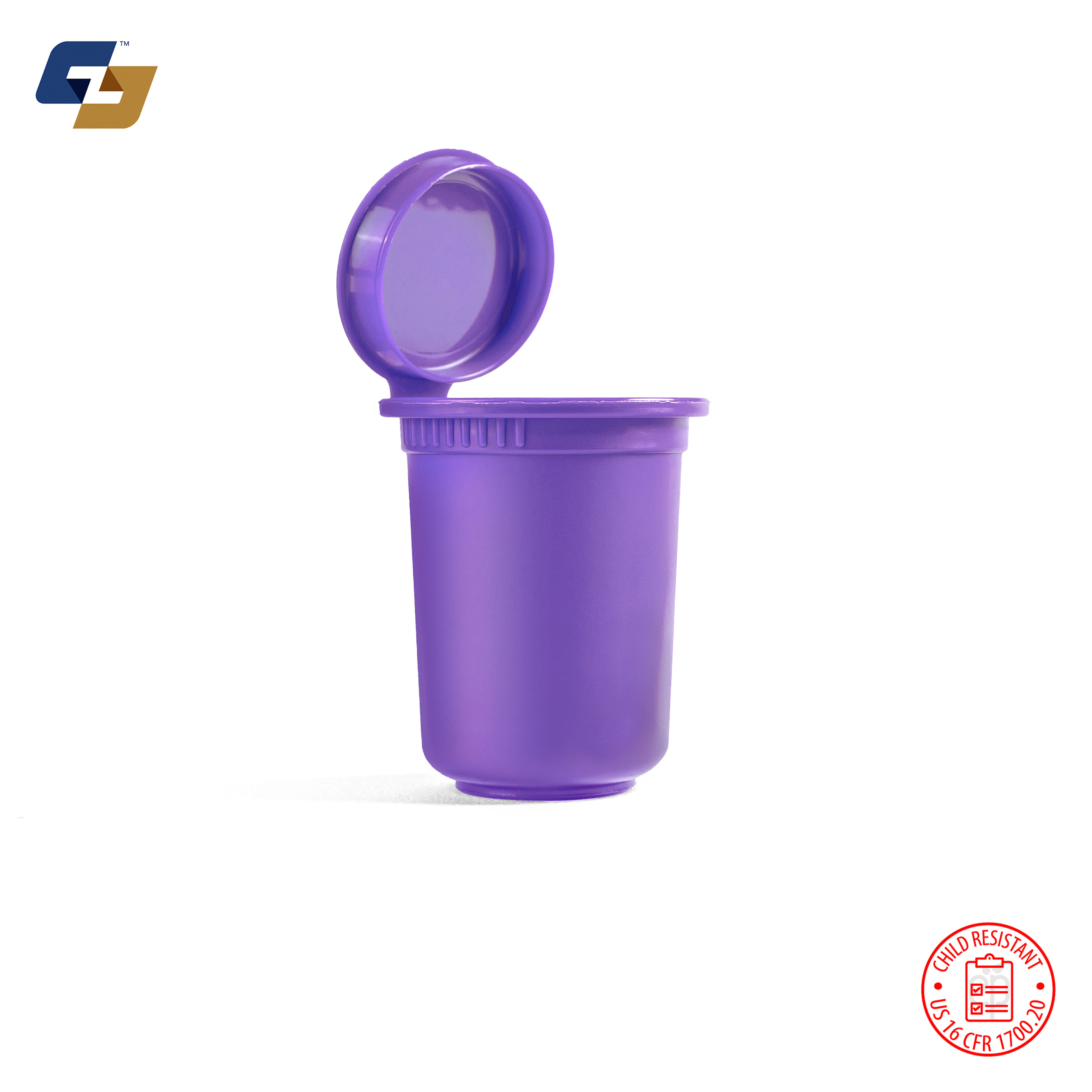 30 Dram Opaque Child Resistant Pop Top Bottles - 300 Quantity