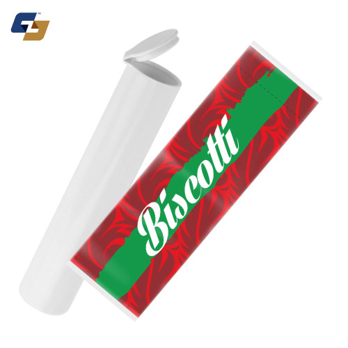 Biscotti Strain Sleeve Labels and Pre Roll Tubes | Free Shipping