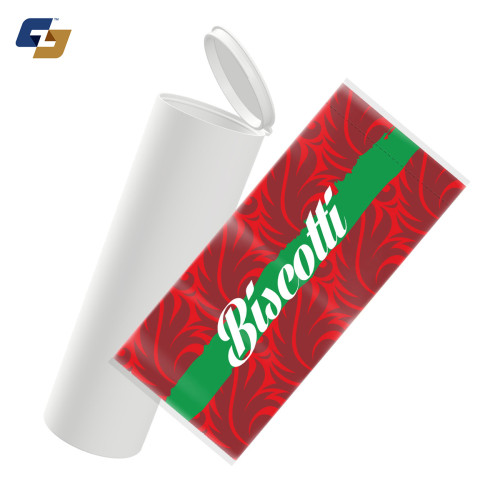 Biscotti Strain Sleeve Labels and Pre Roll Tubes | Free Shipping