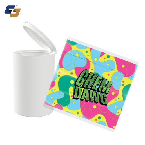 Chemdawg Strain Sleeve Labels and Pre Roll Tubes | Free Shipping