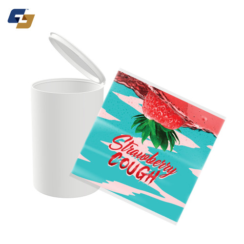 Strawberry Cough Strain Labels and Pre Roll Tubes | Free Shipping