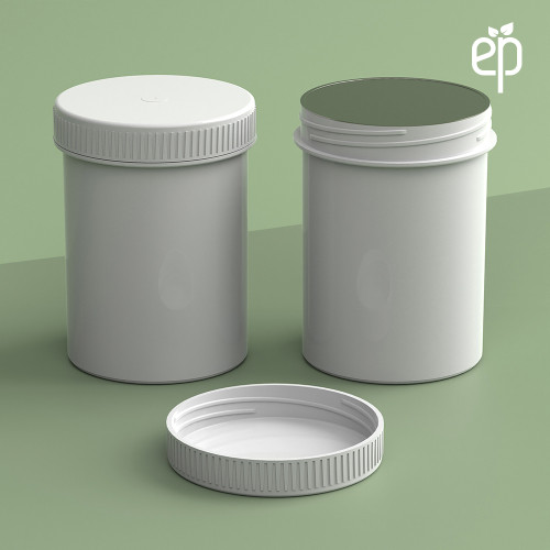 30 Dram Plant-Based Jar and Cap White - 2500 Qty.