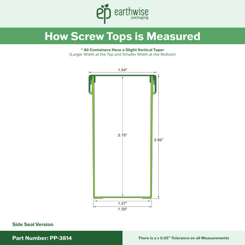 13 Dram Screw Top Vials - 2500 Quantity