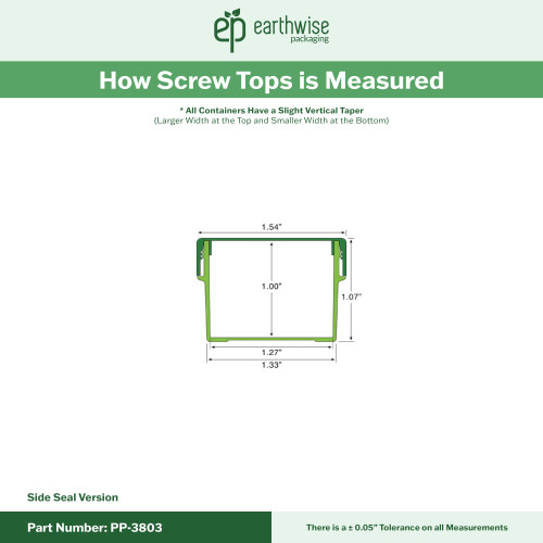 5 Dram Screw Top Vials with Cap - 2500 Qty.