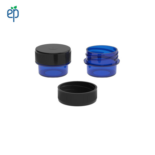 5ml Plastic Screw Top Concentrate Containers with Caps - 2500 Qty.