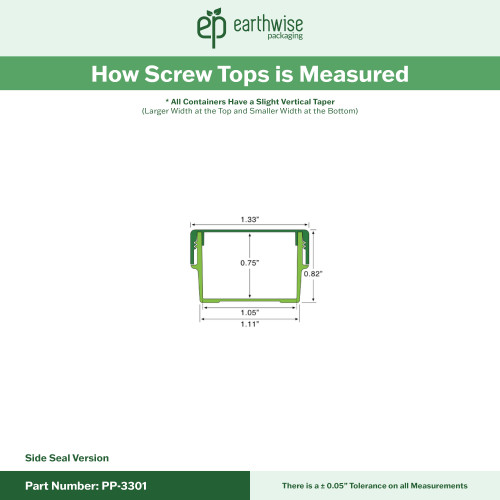 7ml Plastic Screw Top Concentrate Containers with Caps - 2500 Qty.