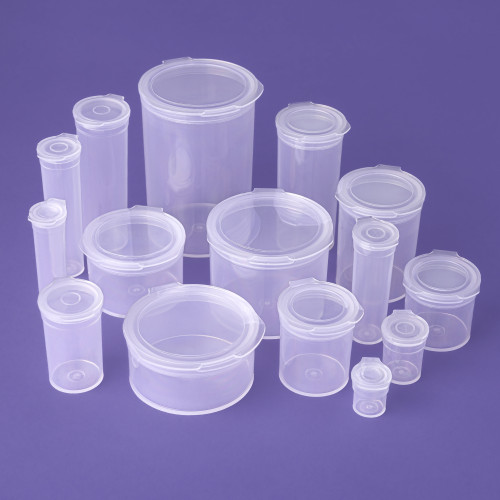 Sample Pack - Hinged Lids Containers - Assorted Small Lidded Flip Tops