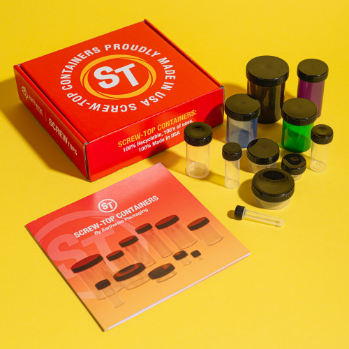 Sample Pack - Screw Top Vials Flower & Concentrate Containers