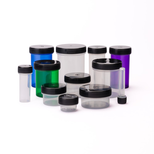 Sample Pack - Screw Top Vials Flower & Concentrate Containers